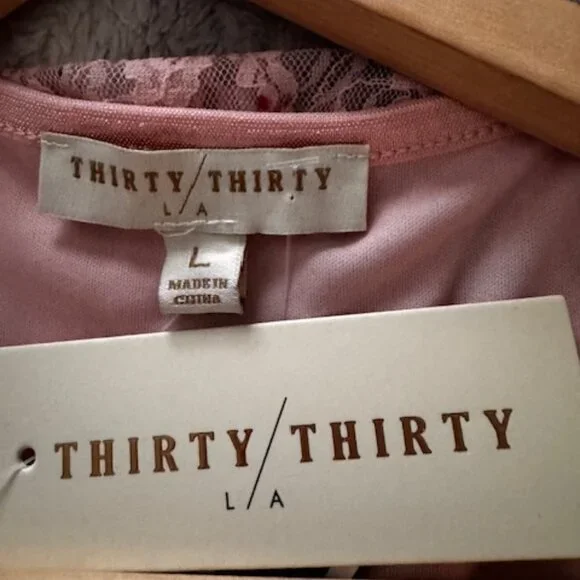 Thirty Thirty Floral Lace Coquette Romantic Feminine Fairy Barbiecore - Picture 6 of 7